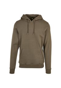 BUILD YOUR BRAND - Organiczna Bluza Z Kapturem Unisex Dla Dorosłych. Typ kołnierza: kaptur. Kolor: zielony
