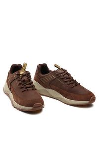 CATerpillar Sneakersy Transmit Shoes P725190 Brązowy. Kolor: brązowy. Materiał: nubuk, skóra #8