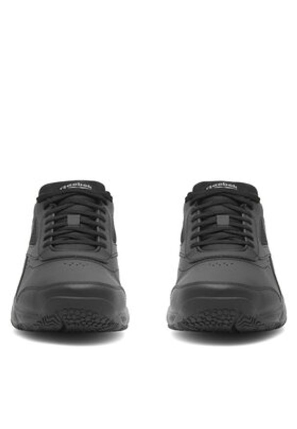 Reebok Sneakersy WORK N CUSHION 100001162 Czarny. Kolor: czarny. Materiał: skóra