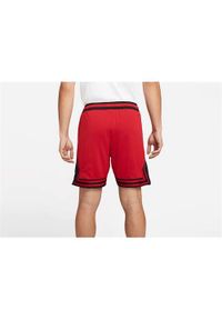 Spodnie koszykarskie męskie Nike Air Jordan Dri-fit. Kolor: czerwony. Materiał: materiał, syntetyk. Technologia: Dri-Fit (Nike). Długość: krótkie. Sport: koszykówka