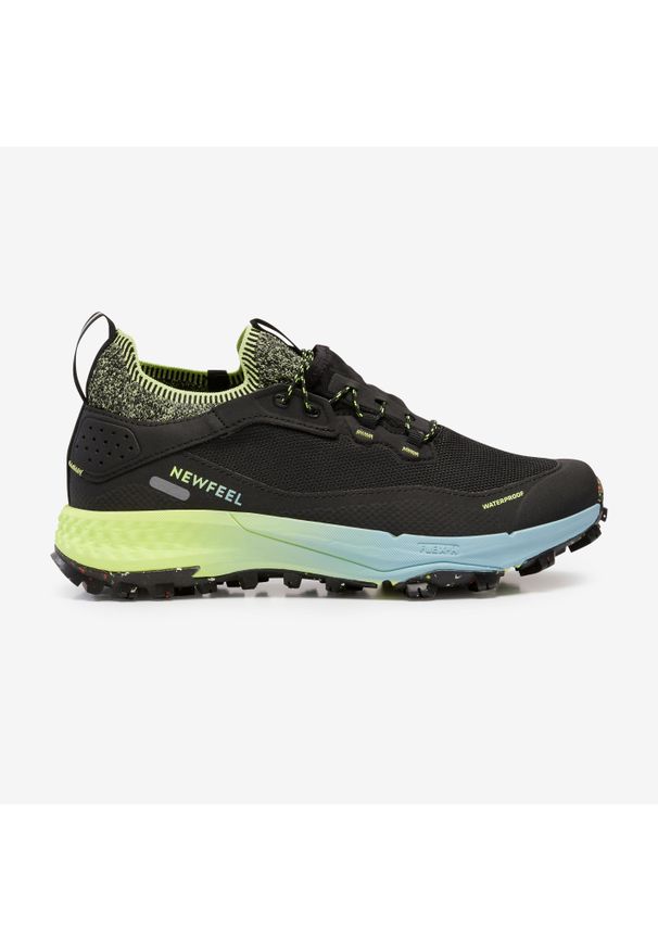 NEWFEEL - Buty do nordic walking Newfeel NW 980 Waterproof. Kolor: wielokolorowy, żółty, czarny, zielony, niebieski