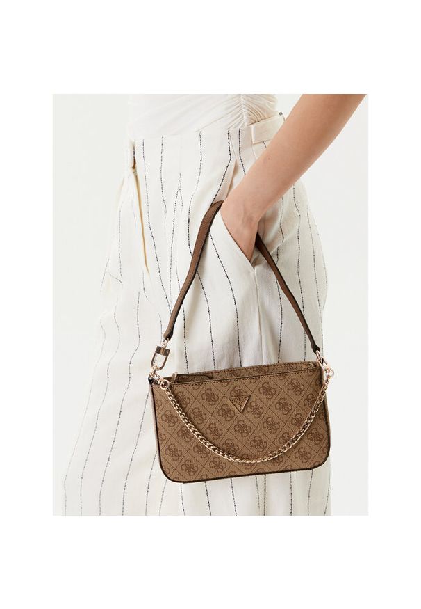 Torebka Guess. Kolor: brązowy