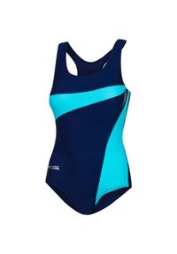 Jednoczęściowy strój pływacki damski Aqua Speed Molly. Kolor: zielony, wielokolorowy, niebieski, żółty #1