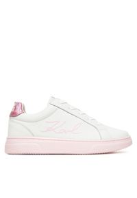 Sneakersy Karl Lagerfeld Kids. Kolor: biały