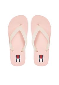 Tommy Jeans Japonki Tjw Logo Flip Flop EN0EN02447 Różowy. Kolor: różowy