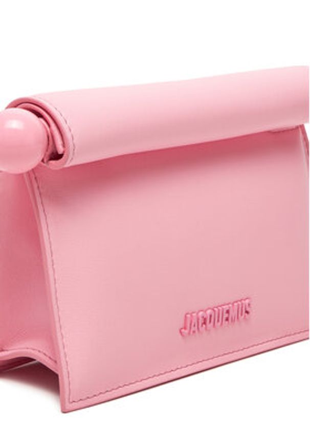 JACQUEMUS Torebka 24E241BA3923171 Różowy. Kolor: różowy. Materiał: skórzane