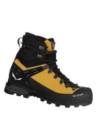 Buty Trekkingowe Męskie Salewa Ortles Ascent Mid Gtx. Kolor: żółty. Materiał: zamsz, materiał, syntetyk