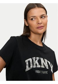 DKNY Sport T-Shirt DP4T9991 Czarny Regular Fit. Kolor: czarny. Materiał: bawełna. Styl: sportowy