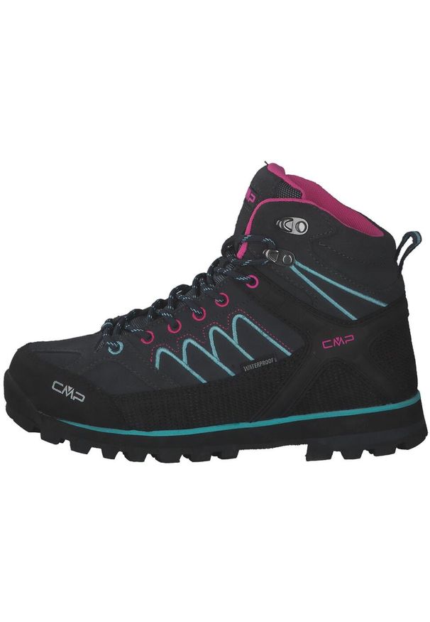 Buty trekkingowe damskie CMP MOON MID. Kolor: niebieski, szary, wielokolorowy. Sport: turystyka piesza