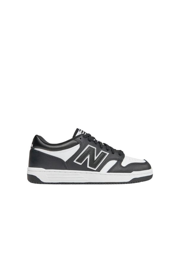 Buty do chodzenia męskie New Balance 480. Okazja: na co dzień. Kolor: czarny, wielokolorowy, biały. Materiał: skóra, materiał. Szerokość cholewki: normalna. Sport: turystyka piesza