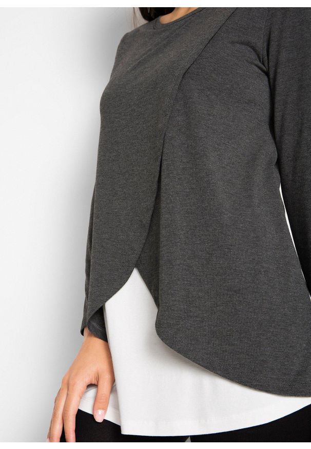 bonprix - Komplet dla kobiet w ciąży i karmiących. Kolekcja: moda ciążowa. Kolor: czarny