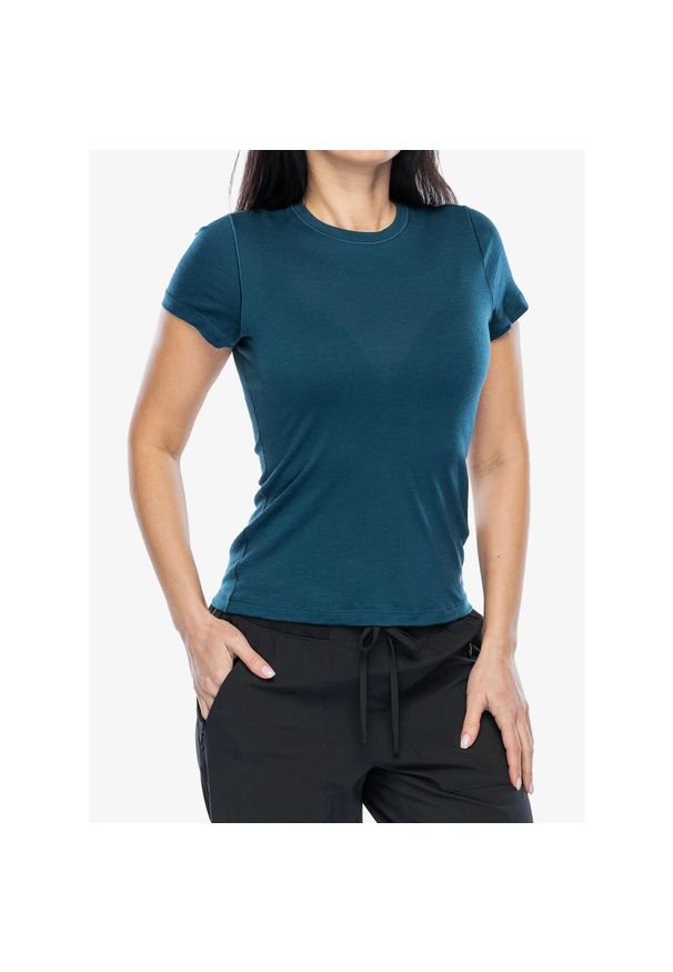 Koszulka merino damska Smartwool Merino Short Sleeve Tee Boxed. Kolor: niebieski