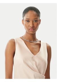 Rinascimento Sukienka koktajlowa CFC0122928003 Różowy Regular Fit. Kolor: różowy. Materiał: syntetyk. Styl: wizytowy #3