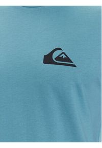 Quiksilver T-Shirt Mini Logo EQYZT07215 Niebieski Regular Fit. Kolor: niebieski. Materiał: bawełna