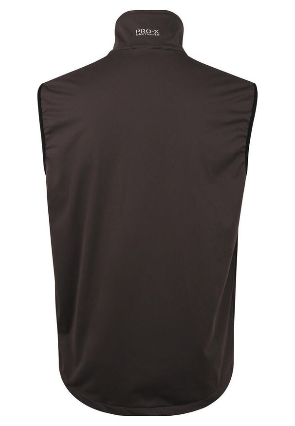 PRO-X ELEMENTS - Kurtka bez rękawów Pro-X Elements Mateo. Kolor: szary, wielokolorowy, brązowy. Materiał: softshell. Długość rękawa: bez rękawów. Sport: turystyka piesza