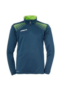 UHLSPORT - Kurtka 1/4 zip Uhlsport Goal. Kolor: niebieski, zielony, wielokolorowy. Sport: fitness, piłka nożna