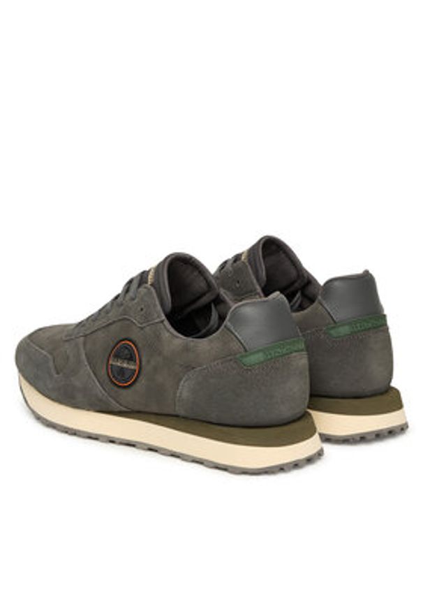 Napapijri Sneakersy Uomo NP0A88X3 Szary. Kolor: szary. Materiał: zamsz, skóra