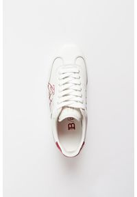 Balmain - Sneakersy damskie skórzane BALMAIN. Materiał: skóra