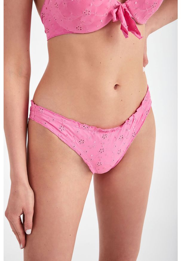Twinset U&B - DÓŁ OD BIKINI TWINSET U&B. Materiał: tkanina. Wzór: haft, kwiaty