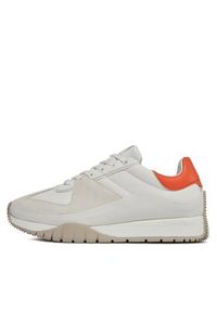Calvin Klein Sneakersy Origin Runner HW0HW01874 Biały. Kolor: biały. Materiał: skóra #4
