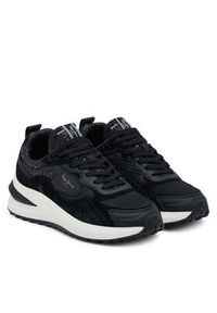 Pepe Jeans Sneakersy Winslow One PLS600012 Czarny. Kolor: czarny. Materiał: zamsz, skóra #4