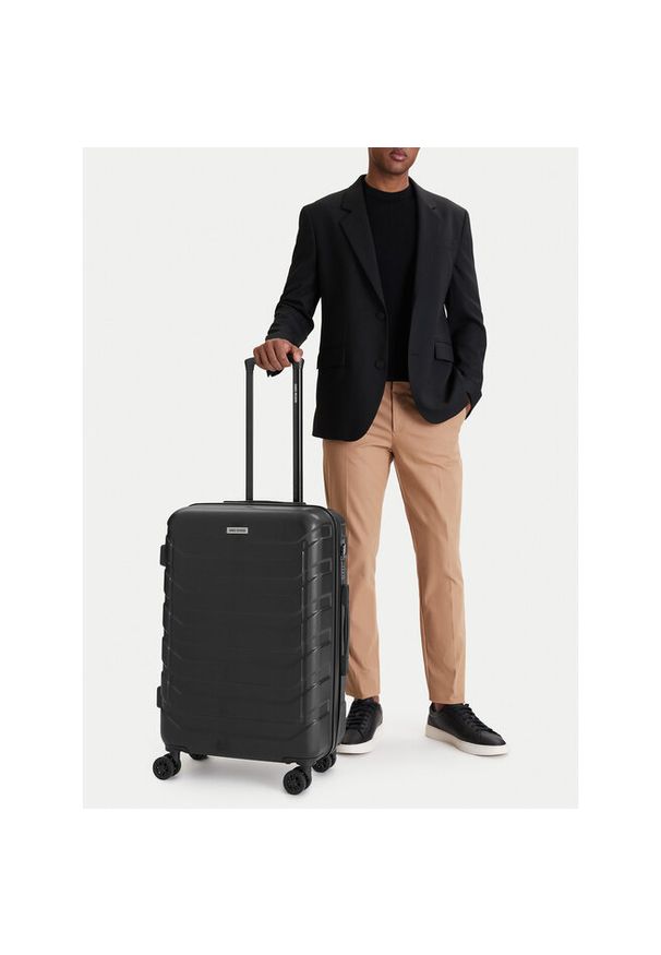 Gino Rossi - Walizka średnia GINO ROSSI. Kolor: czarny