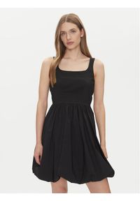 JDY Sukienka letnia Mio 15350930 Czarny Regular Fit. Kolor: czarny. Materiał: bawełna. Sezon: lato