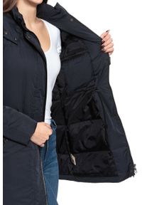 Lee - DAMSKA KURTKA ZIMOWA LEE LONG PUFFER NAVY BLACK L56EVH01. Kolor: niebieski. Sezon: zima #3