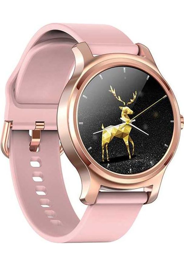 Smartwatch Roneberg HR2 Różowy. Rodzaj zegarka: smartwatch. Kolor: różowy