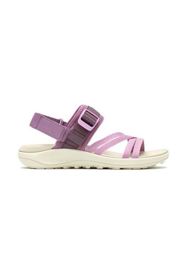 Buty do chodzenia damskie Merrell District 4 Backstrap. Kolor: fioletowy. Materiał: materiał, syntetyk. Sport: turystyka piesza