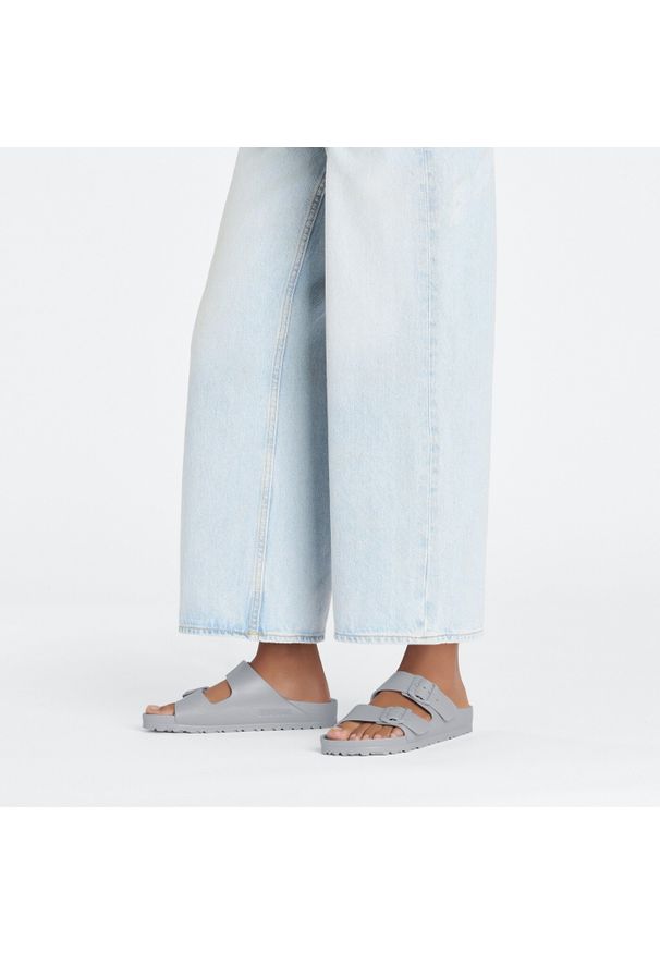 Birkenstock Arizona Essentials EVA Stone Coin Klapki damskie. Kolor: szary