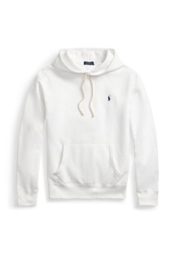 Polo Ralph Lauren Bluza Fleece 710766778009 Biały Regular Fit. Typ kołnierza: polo. Kolor: biały. Materiał: bawełna