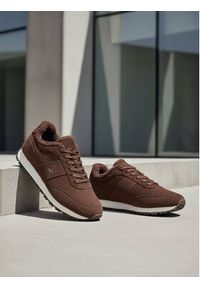 Beverly Hills Polo Club Sneakersy EO-V12-1187 Brązowy. Kolor: brązowy. Materiał: skóra, zamsz #5