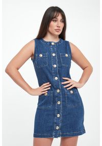 Liu Jo - Sukienka jeansowa damska LIU JO. Materiał: jeans #1