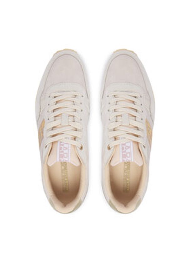 Napapijri Sneakersy NP0A8BJD Beżowy. Kolor: beżowy. Materiał: skóra