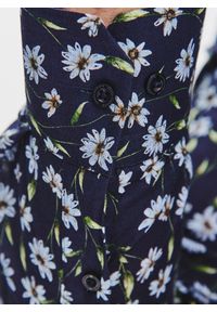 Pako Lorente - PAKO LORENTE - Bawełniana koszula w kwiaty. Materiał: bawełna. Długość rękawa: długi rękaw. Długość: długie. Wzór: kwiaty. Sezon: jesień #9