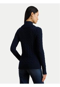 Lauren Ralph Lauren - LAUREN RALPH LAUREN Kardigan 200P03473001 Granatowy Regular Fit. Kolor: niebieski. Materiał: bawełna #4