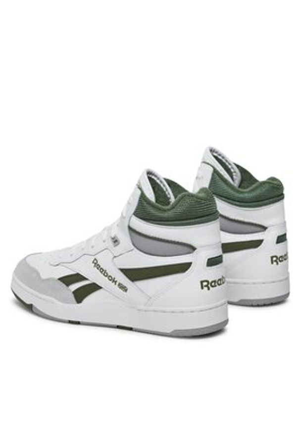 Reebok Sneakersy BB 4000 II Mid ID1521 Biały. Kolor: biały. Materiał: skóra