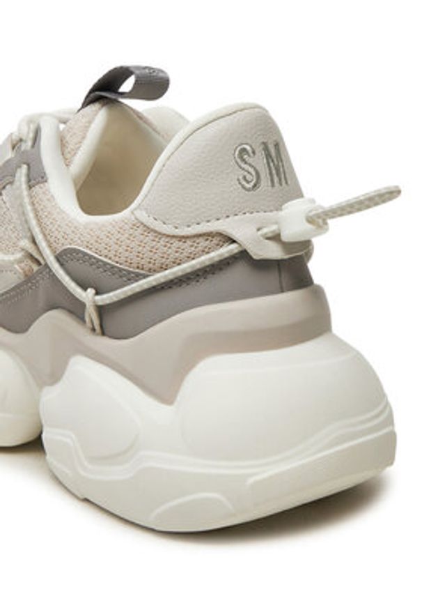 Steve Madden Sneakersy Spectator SM11002961 Szary. Kolor: szary. Materiał: skóra