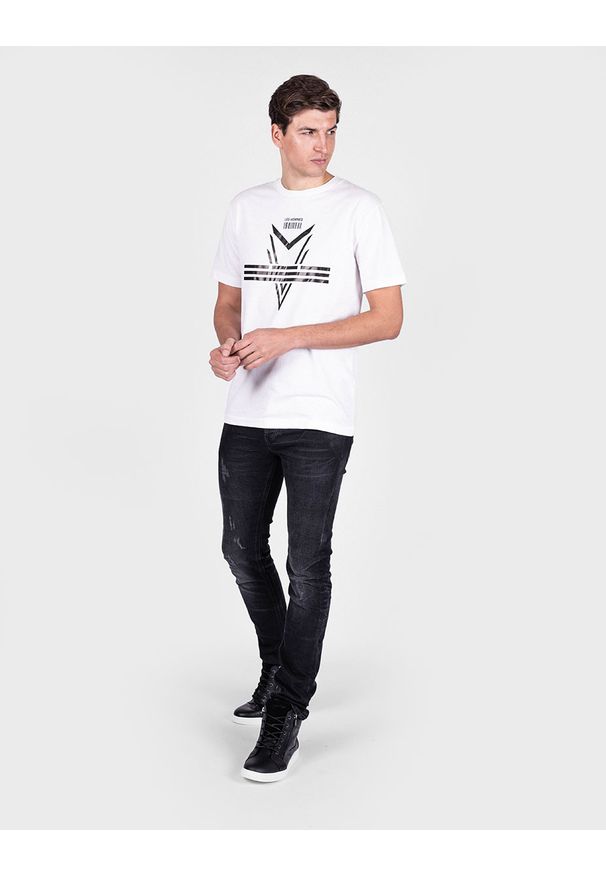 Les Hommes T-shirt "Darts". Okazja: na co dzień. Materiał: bawełna. Wzór: nadruk. Styl: casual