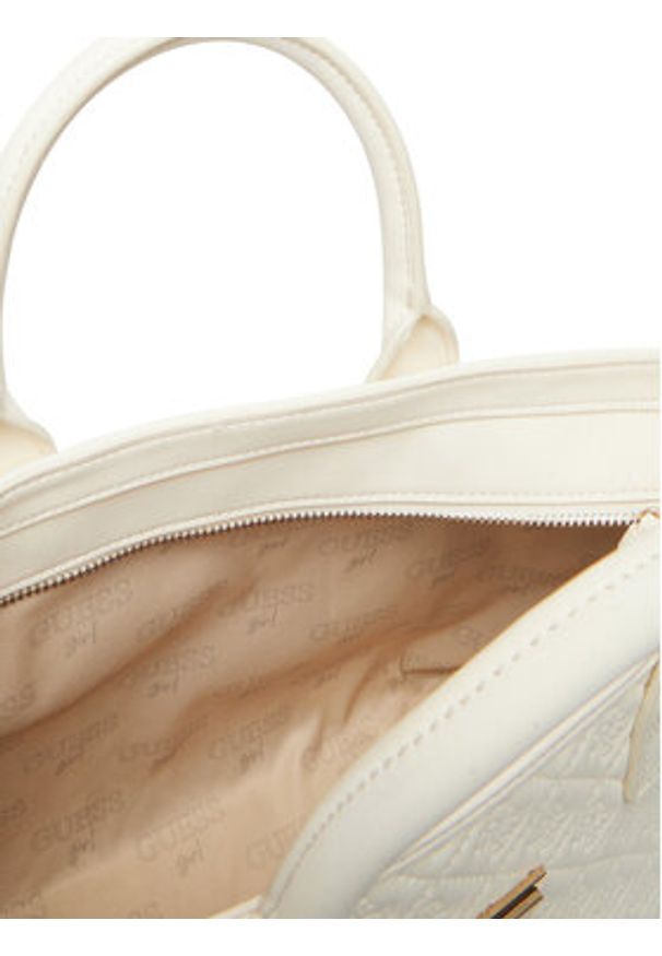 Guess Torebka J6GZ37 WR200 Écru. Kolor: kremowy. Materiał: skórzane