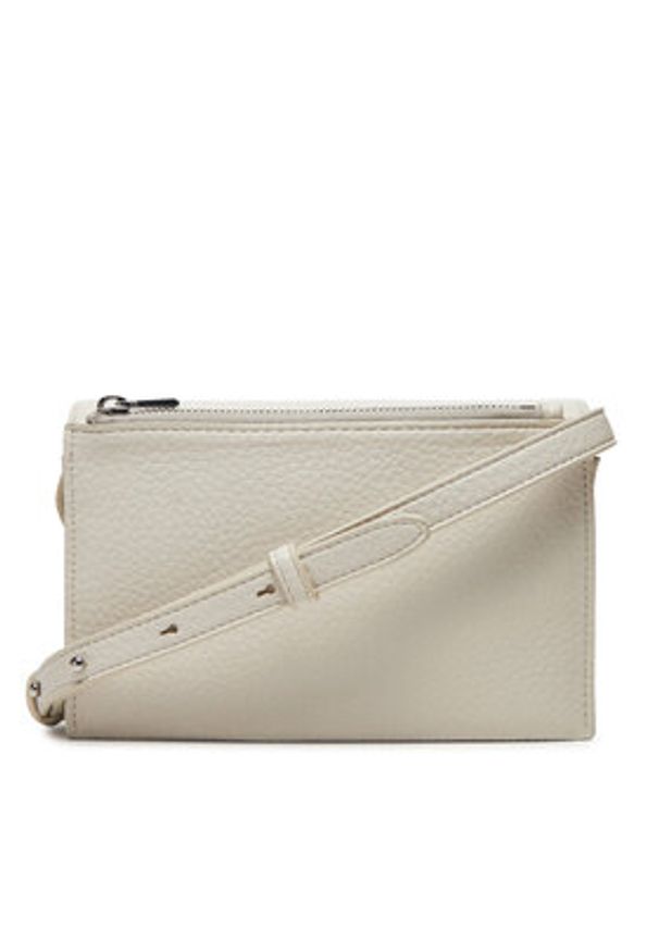 DKNY Torebka R445AH95 Szary. Kolor: szary. Materiał: skórzane
