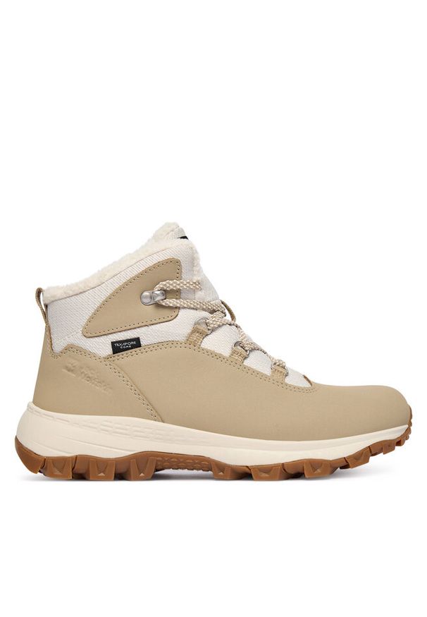 Trekkingi Jack Wolfskin. Kolor: beżowy. Sport: turystyka piesza