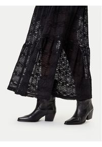 only - ONLY Spódnica maxi Luna 15353206 Czarny Regular Fit. Kolor: czarny. Materiał: syntetyk, bawełna #2