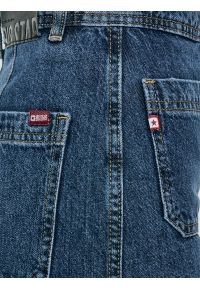 Big-Star - Jeansy damskie z szeroką nogawką niebieskie Celin 492. Stan: podwyższony. Kolor: niebieski. Sezon: lato. Styl: klasyczny, rockowy, retro #6