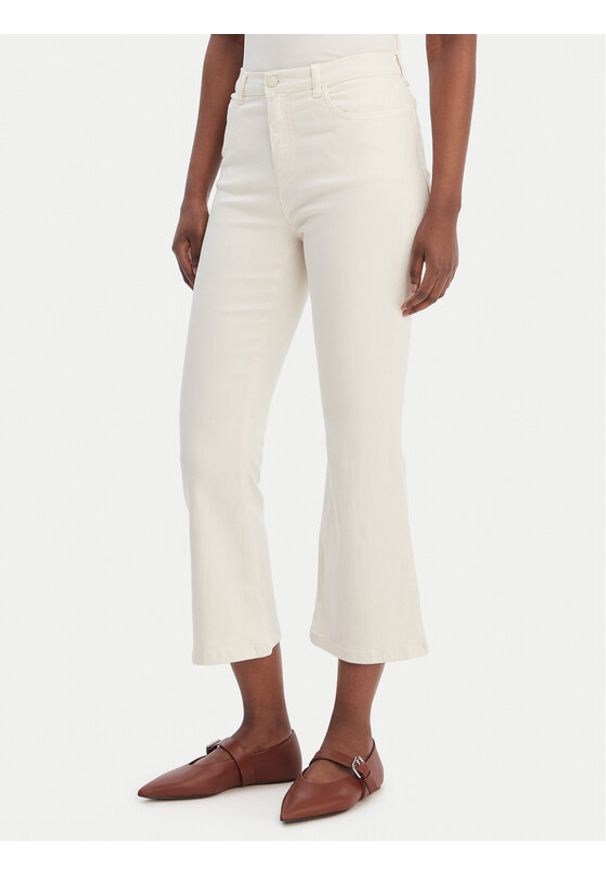 Marella Jeansy Ronco 2613131055 Écru Slim Fit