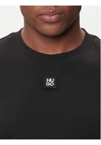 Hugo - HUGO T-Shirt Dalile 50505201 Czarny Regular Fit. Kolor: czarny. Materiał: bawełna #4