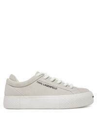 Karl Lagerfeld - KARL LAGERFELD Sneakersy KL50722 Szary. Kolor: szary. Materiał: skóra, zamsz