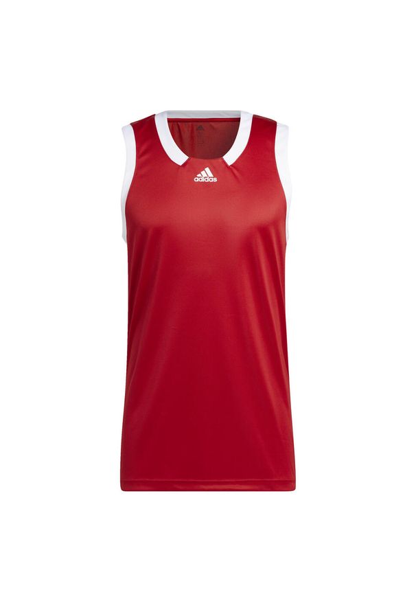 Adidas - Icon Squad Jersey. Kolor: czerwony, biały, wielokolorowy. Materiał: jersey
