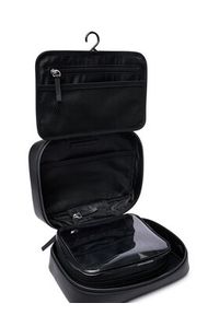 TOMMY HILFIGER - Tommy Hilfiger Kosmetyczka Th Central Travel Washbag AM0AM14550 Czarny. Kolor: czarny. Materiał: skóra #6